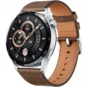Huawei Watch GT 3 Stainless Steel/Brown Leather (JPT-B19)