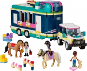 Lego Трейлер для перевозки конкурсных лошадей - Friends № 41722