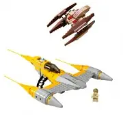 Lego Naboo N-1 Starfighter (Звёздный истребитель Набу) и Vulture Droid (Хищный Дроид) - Star Wars № 7660
