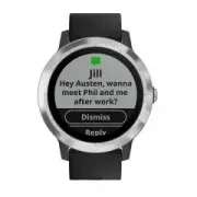 Garmin Vivoactive 3 Silicone Steel Black (010-01769-02)