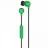 Skullcandy Jib W/Mic 1, черные/зеленые (S2DUY-L102)
